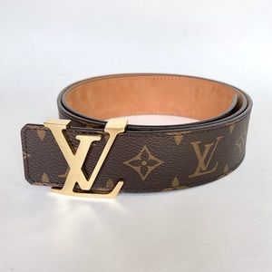 AUTHENTIC LV INITIALES 40MM BELT - MONOGRAM